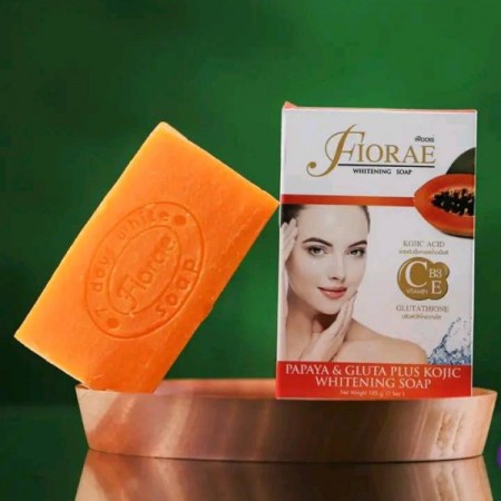 3 পিস Fiorae Papaya Whitening Soap (Thailand)
